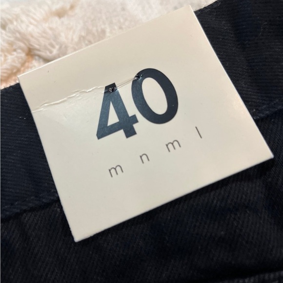 MNML Black and Yellow Crime Scene Jeans - Picture 4 of 5